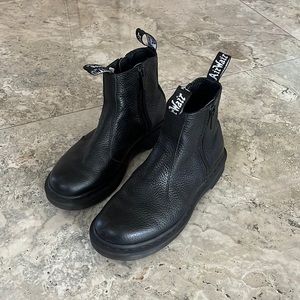 Doc Martens Leather Zipper Chelsea Boots 2976